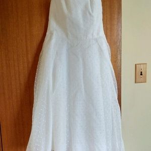 Tea length wedding dress
